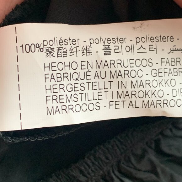 Zara Woman Black One-Shoulder Ruffle Mini Dress - Picture 10 of 10